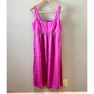 Hatch Sleeveless Pink Empire Waist Maxi Maternity‎ Dress Womens Size 2
